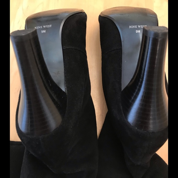 NWOT NINE WEST Sz9M SUEDE BOOTS - Picture 6 of 7
